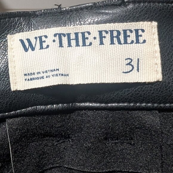 FP We The Free | Free Reign Faux Leather Short In Black - Picture 6 of 12